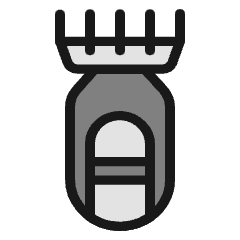 Beard Style Shaving Machine Icon from Ultimate Colors Set