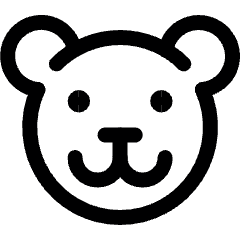 Bear Head Icon from Ultimate Regular Set