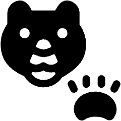 Bear Paw Icon from Ultimate Bold Set