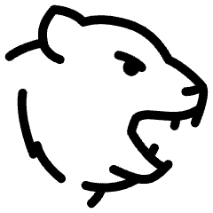 Grizzly Head Side Icon from Ultimate Light Set