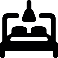 Bed Double Icon from Ultimate Bold Set