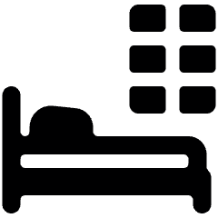 Bed Window Icon from Ultimate Bold Set