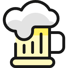 Beer Mug Icon from Ultimate Colors Set