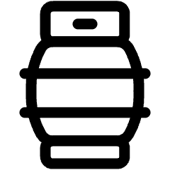 Food Processing Beer Fermantation Keg Steel Icon from Ultimate Regular Set