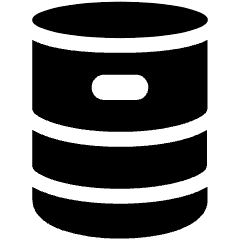 Food Processing Beer Fermantation Keg Steel Icon from Ultimate Bold Set