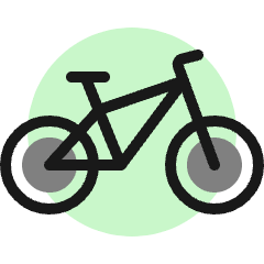 Bicycle Icon from Ultimate Colors Set