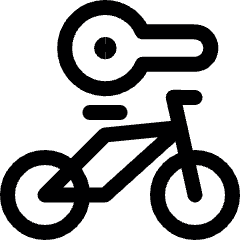 Bicycle Lock Key Icon from Ultimate Regular Set