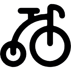 Bicycle Retro Icon from Ultimate Bold Set