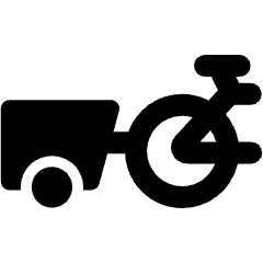 Bike Cargo Back Icon from Ultimate Bold Set