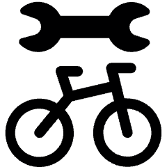 Bike Fixing Service 1 Icon from Ultimate Bold Set