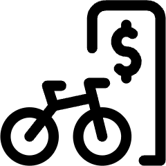 Bike Public Service 3 Icon from Ultimate Regular Set