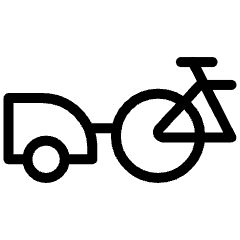 Bike Stroller Back Icon from Ultimate Light Set