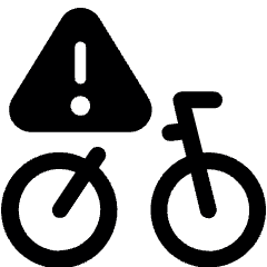 Broken Bike Icon from Ultimate Bold Set