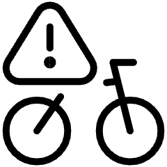 Broken Bike Icon from Ultimate Light Set