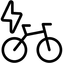 E Bike Charging 1 Icon from Ultimate Light Set