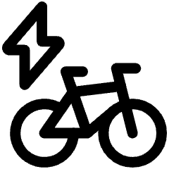 E Bike Charging 1 Icon from Ultimate Regular Set