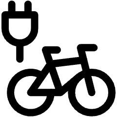 E Bike Icon from Ultimate Regular Set