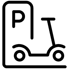 E Scooter Parking 2 Icon from Ultimate Light Set