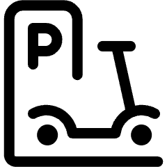 E Scooter Parking 2 Icon from Ultimate Regular Set