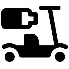 E Scooting Battery 2 Icon from Ultimate Bold Set