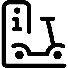 E Scooting Public Icon from Ultimate Regular Set