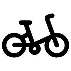 Folding Bike Icon from Ultimate Regular Set