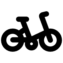 Folding Bike Icon from Ultimate Bold Set