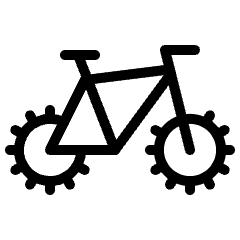 Mountain Bike 1 Icon from Ultimate Light Set