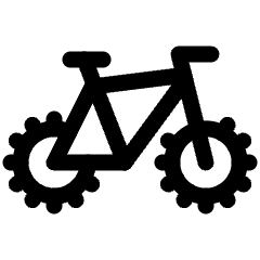 Mountain Bike 1 Icon from Ultimate Regular Set