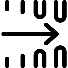 Coding Apps Website Big Data Arrow Icon from Ultimate Regular Set