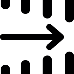 Coding Apps Website Big Data Arrow Icon from Ultimate Bold Set