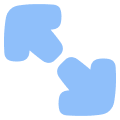 Line Arrow Expand Diagonal Large 2 Icon from Plump Flat Set