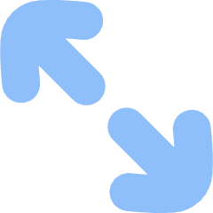 Line Arrow Expand Diagonal Large 2 Icon from Flex Flat Set
