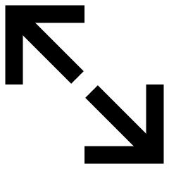 Line Arrow Expand Diagonal Large 2 Icon from Sharp Remix Set