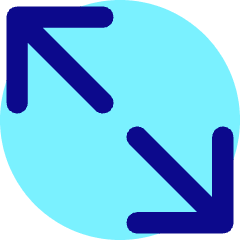 Line Arrow Expand Diagonal Large 2 Icon from Core Pop Set