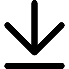 Line Arrow Move Down Large 1 Icon from Core Remix Set