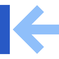 Line Arrow Move Left Large 1 Icon from Sharp Flat Set