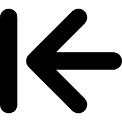 Line Arrow Move Left Large 1 Icon from Core Solid Set