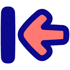 Line Arrow Move Left Large 1 Icon from Plump Pop Set