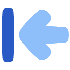 Line Arrow Move Left Large 1 Icon from Plump Flat Set