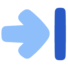 Line Arrow Move Right Large 1 Icon from Plump Flat Set