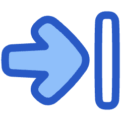Line Arrow Move Right Large 1 Icon from Plump Duo Set