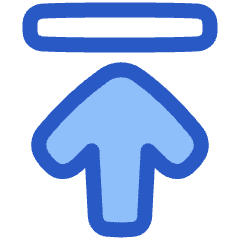 Line Arrow Move Up Large 1 Icon from Plump Duo Set