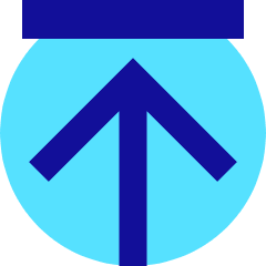 Line Arrow Move Up Large 1 Icon from Sharp Pop Set