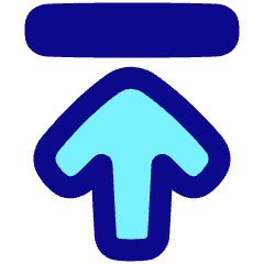 Line Arrow Move Up Large 1 Icon from Plump Pop Set