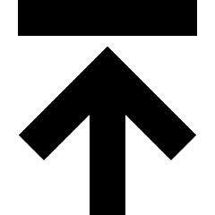 Line Arrow Move Up Large 1 Icon from Sharp Solid Set