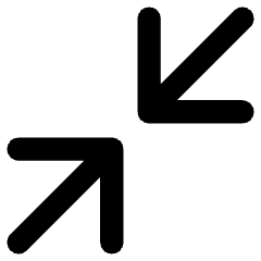 Line Arrow Shrink Diagonal Large 1 Icon from Core Remix Set