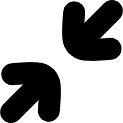 Line Arrow Shrink Diagonal Large 1 Icon from Flex Solid Set