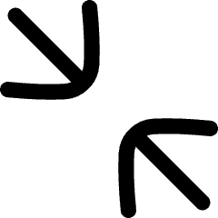 Line Arrow Shrink Diagonal Large 2 Icon from Flex Line Set