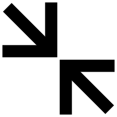 Line Arrow Shrink Diagonal Large 2 Icon from Sharp Remix Set